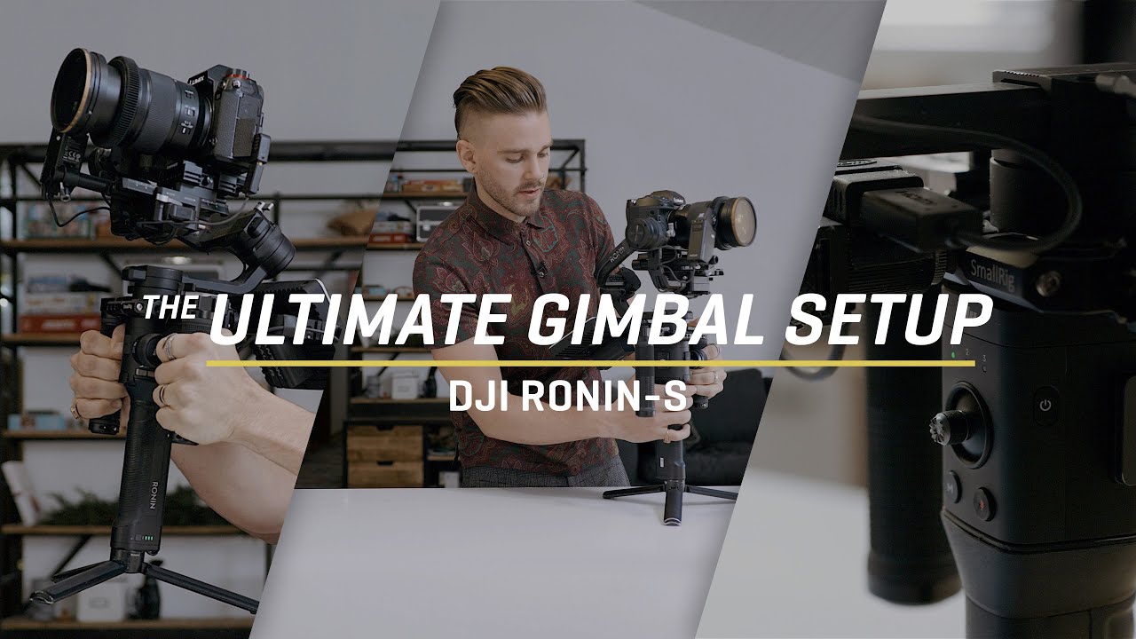 The Ultimate DJI Ronin-S Gimbal with Accessories and Monitor