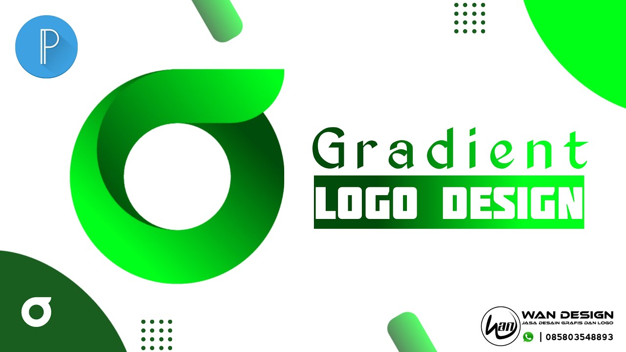Cara Membuat Logo Gradient Simpel diAndroid | Pixellab Tutorial