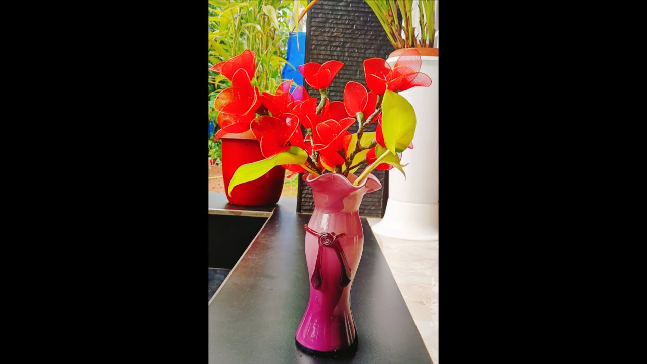 Diy flower making with socks clothes 