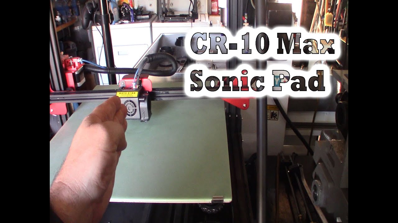 Creality CR-10 Max Sonic Pad is Back, Klipper configuration adjusting max travel.