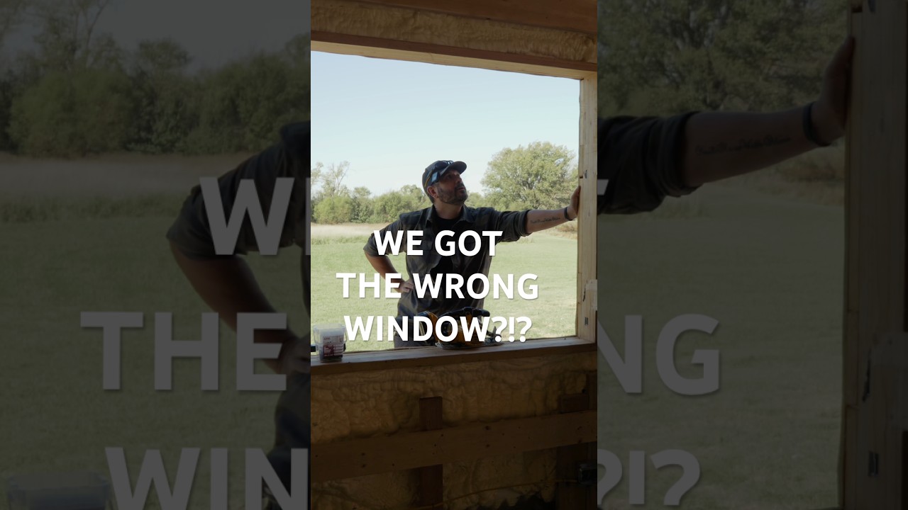 We received the wrong size window&hellip; #windowinstallation #windowstips #diy #builders