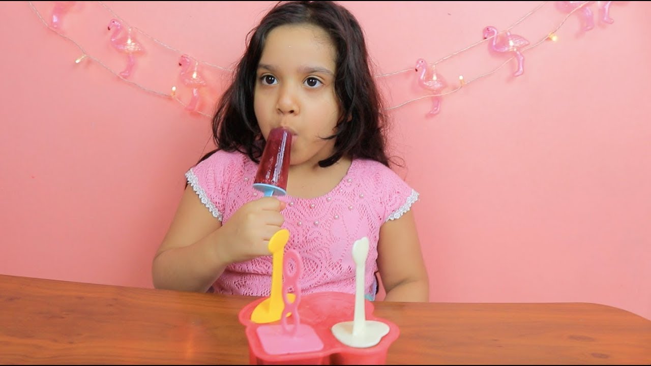 لعبة صنع الايس كريم الحقيقية مع خلاطة و هراسة العاب طبخ بنات و للأطفال Ice Cream Maker