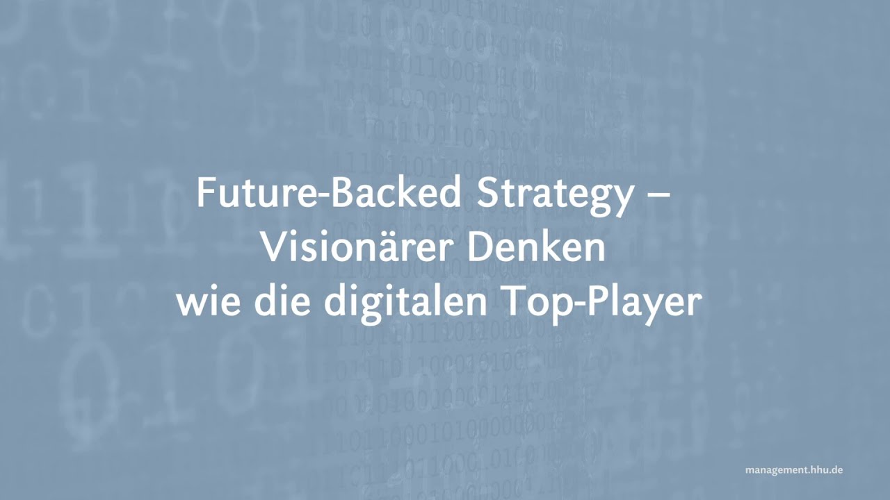 Future-Backed Strategy | Wie aus vision&auml;rem Denken Wachstumsstrategien entstehen