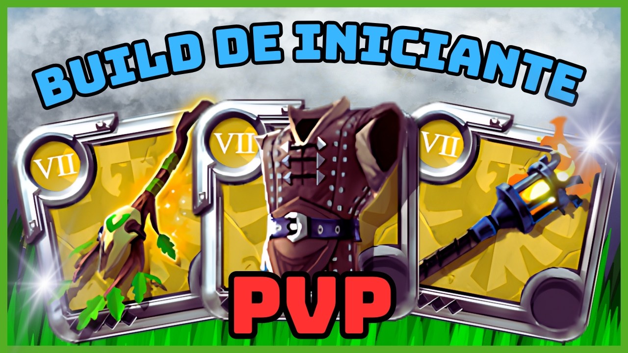 💉 BUILD DE INICIANTE QUE TÁ AMASSANDO NO PVP! 😱🔥 Albion Online | CAJADO DRUIDICO + CASACO + TOCHA 🌿