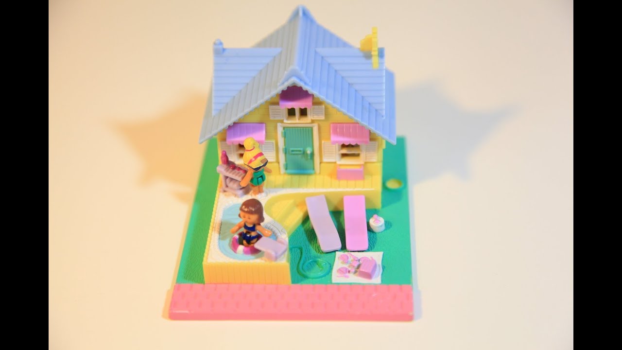 Polly Pocket Summer Home House Bluebird Mattel