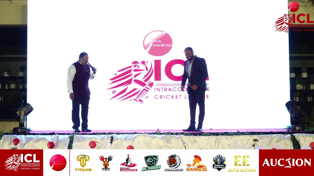 VIDHYAASHRAM INTRACOLLEGIATE CRICKET LEAGUE 2026 AUCTION