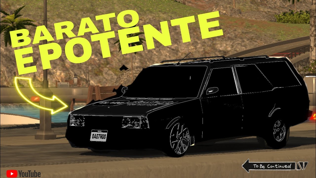 Comprei um carro barato e forte no car parking multiplayer...(plotei ele)