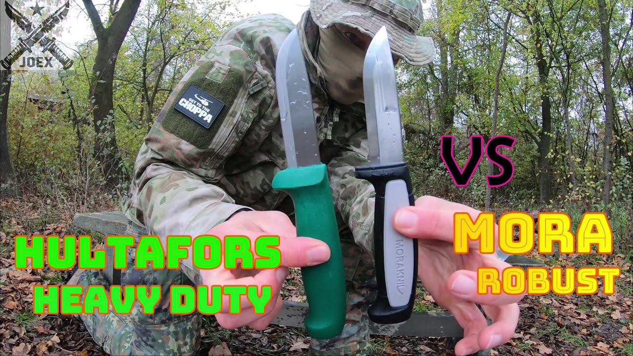 HULTAFORS GK HEAVY DUTY vs. MORA ROBUST - THE EPIC DESTRUCTION BATTLE - CARBON STEEL UNTIL IT BREAKS