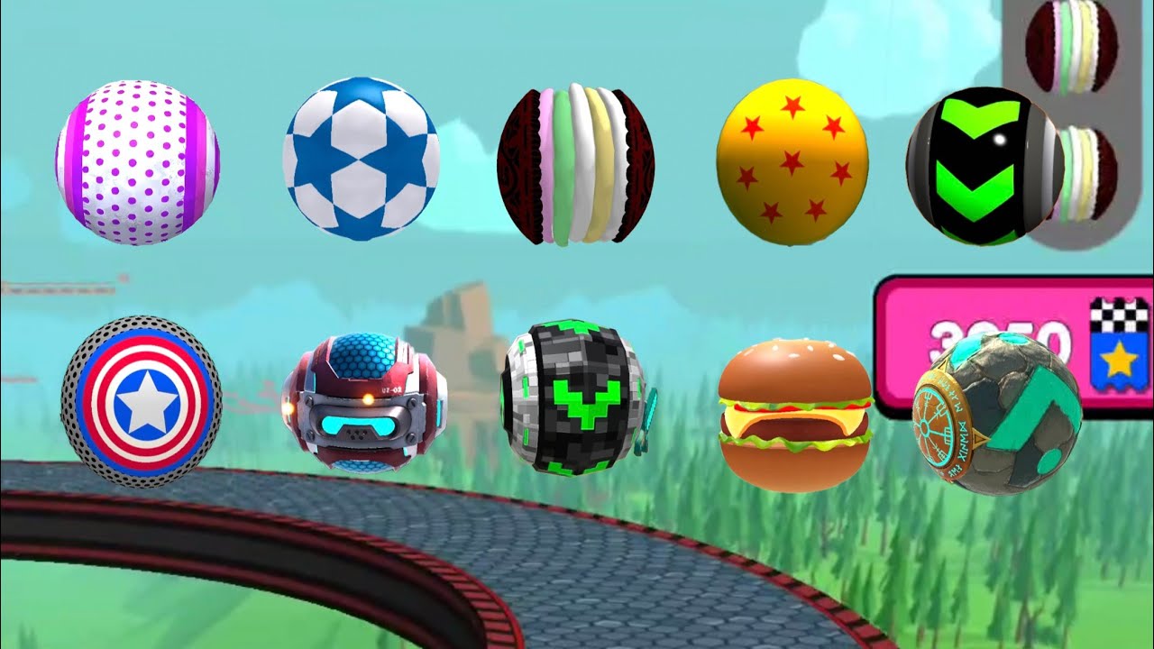 Going Balls VS Rollance Balls VS Action Ball Games New Race 2