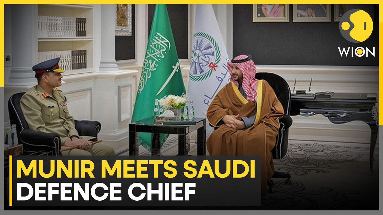 US-Iran War: Pakistan Army Chief Asim Munir Meets Saudi Defence Minister Amid Iran War | WION