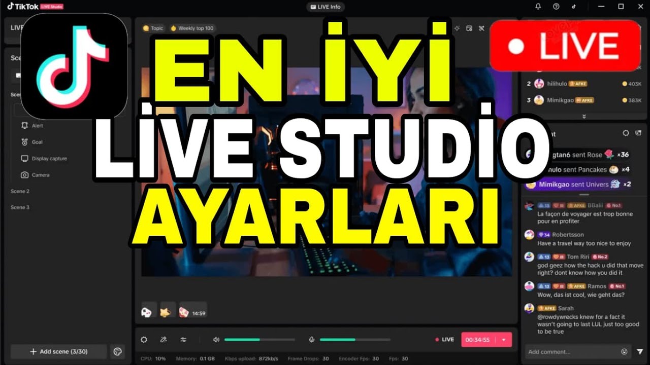 TİKTOK LİVE STUDİO CANLI YAYIN AYARLARI NASIL YAPILIR ?