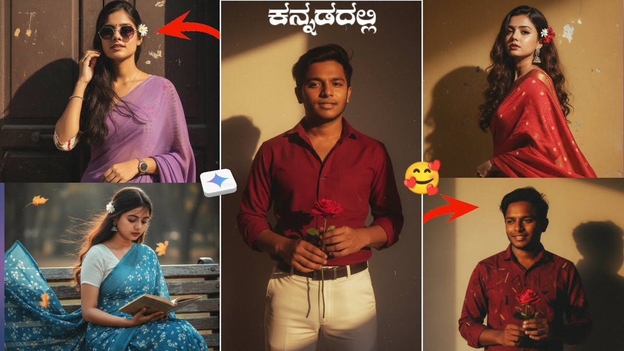 instagram trending ai couple photo editing kannada | google gemini couple photo editing
