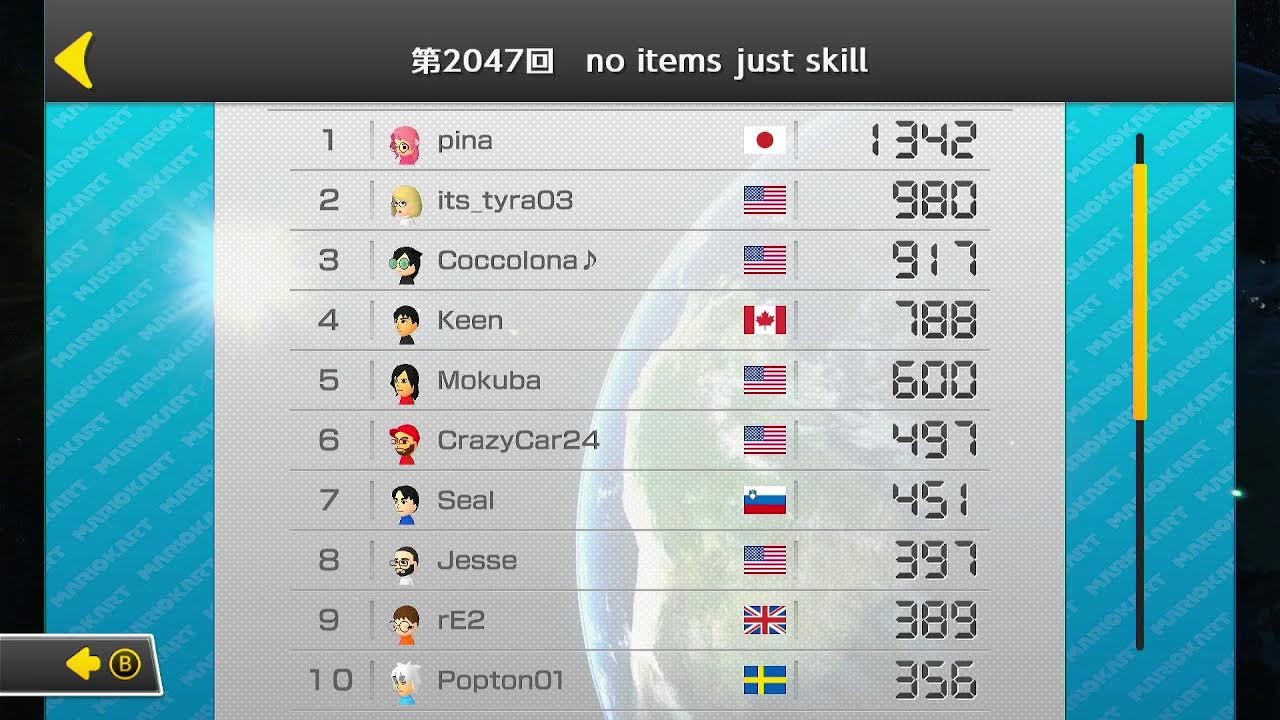 マリオカート8DX   ただ１位になってみたい人