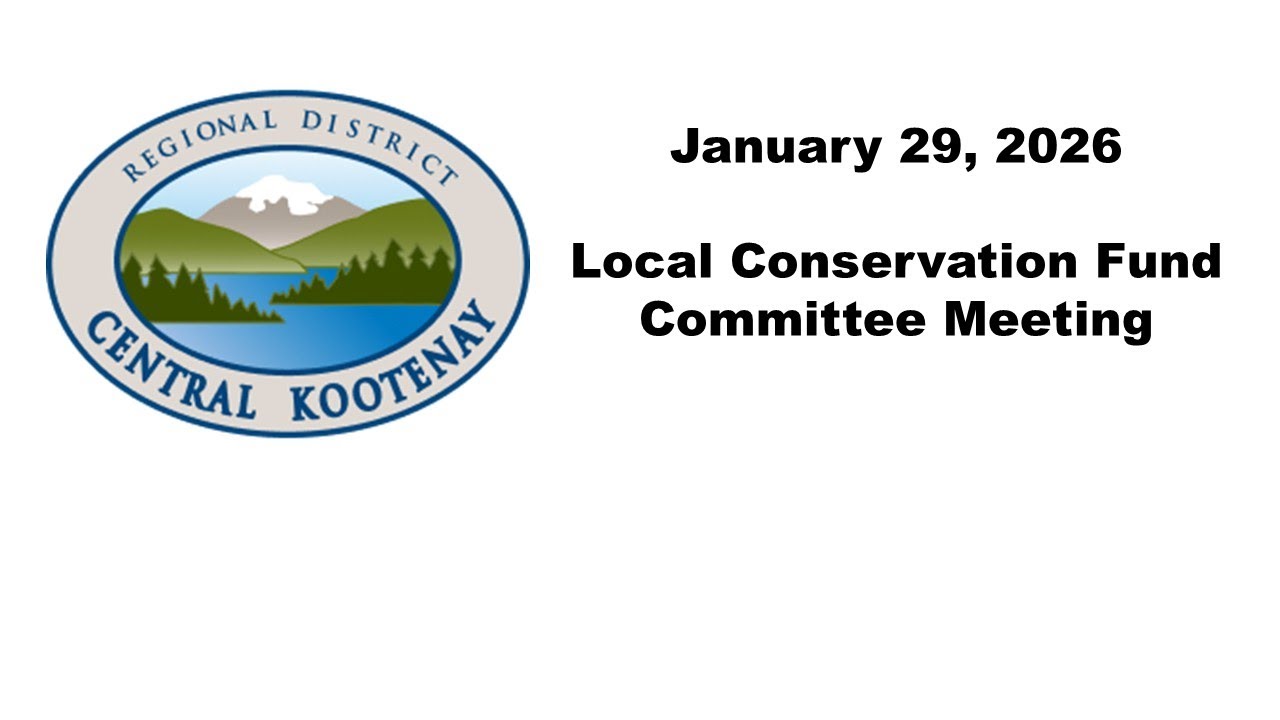 January 29, 2026 LOCAL CONSERVATION FUND COMMITTEE MEETING