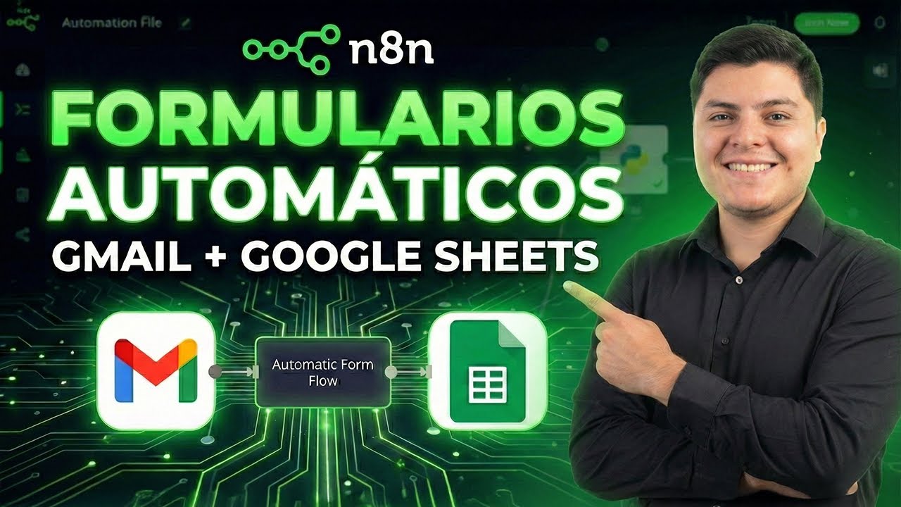 🚨Formulario de Contacto AUTOMÁTICO🚨 con n8n: Gmail + Google Sheets 🎯