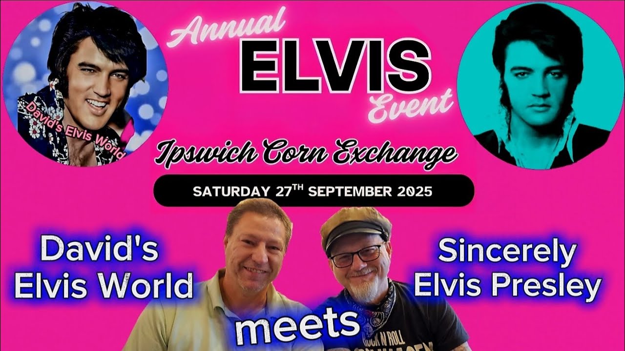 Elvis friends for life , at the annual Elvis event in Ipswich