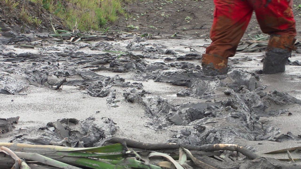 scally lad wearing me boots gettin em trashed in mud