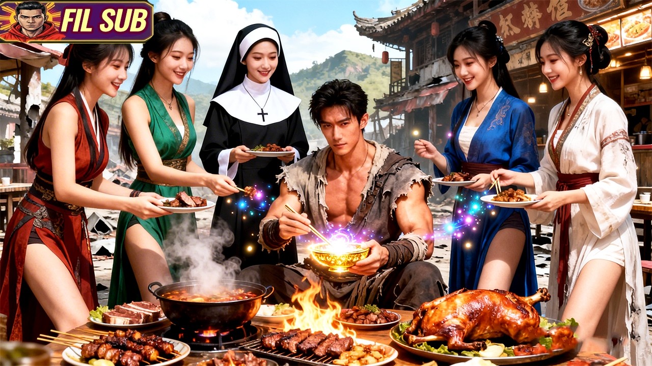 Mahirap na binata nagising ang infinite food system—kahit taggutom, araw-araw may karne!