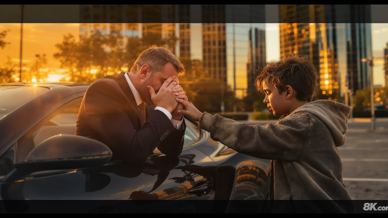 “Can I Hug You?” Homeless Boy Asks Crying Millionaire… What Happens Next Will Shock You