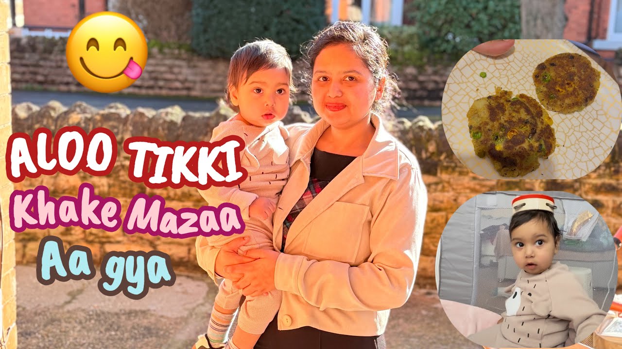 ALOO TIKKI khake mazaa aagya 😋😍 | Day 74 (A Day in my life in UK🇬🇧)