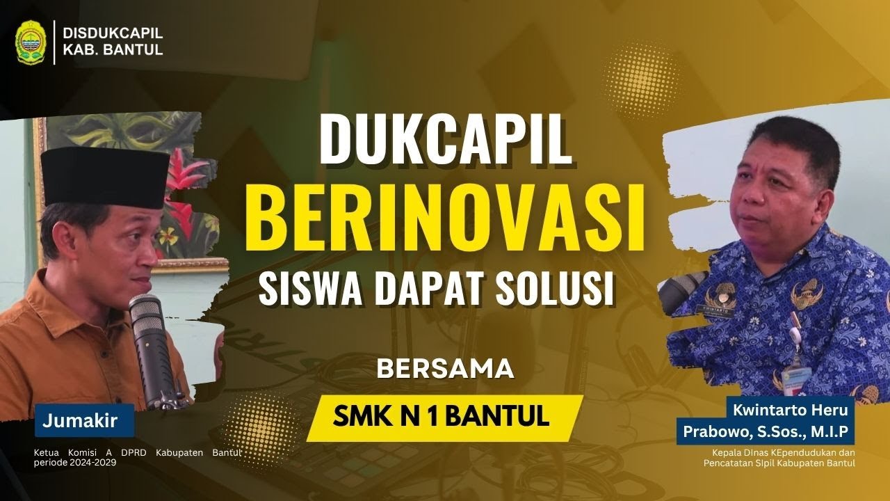 Dukcapil Berinovasi Siswa Dapat Solusi