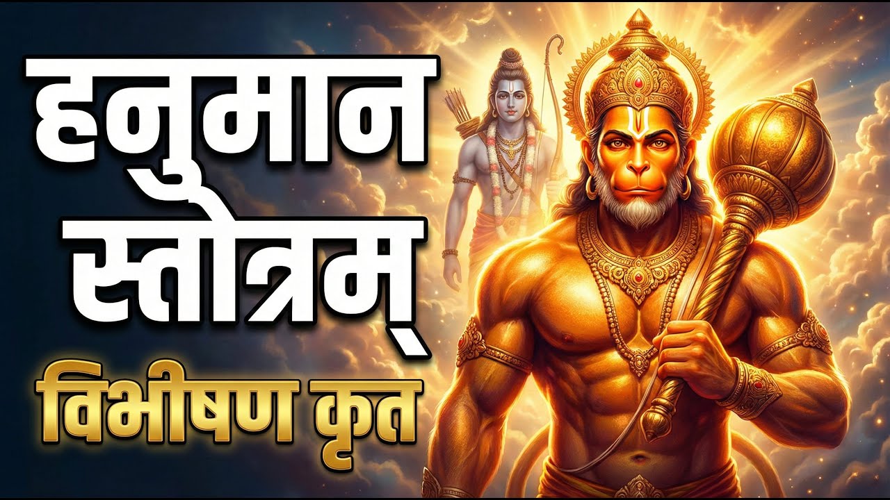 Vibhishan Krit Hanuman Stotram 🚩 | Powerful Stotra for Protection | Powerful Mantra 2026
