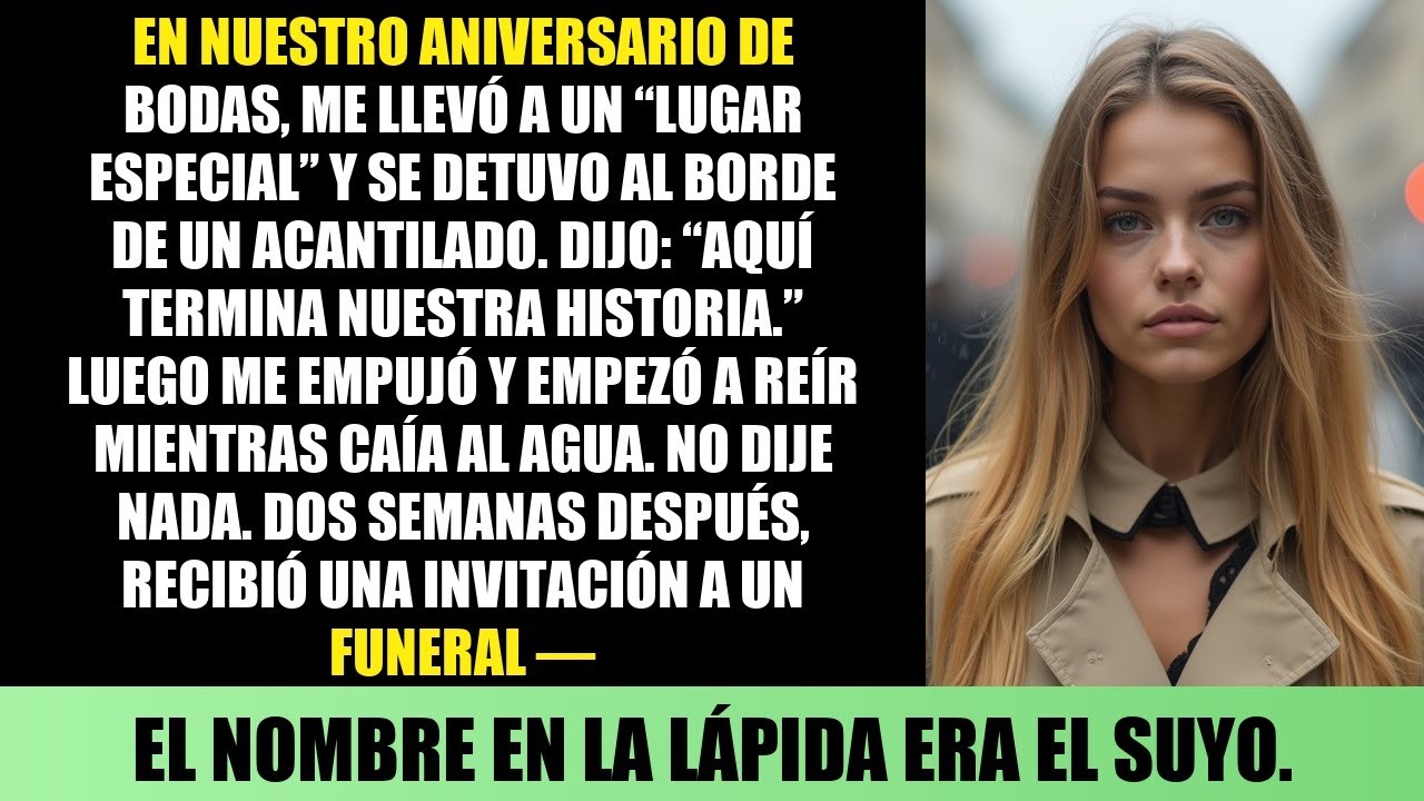 EN NUESTRO ANIVERSARIO ME EMPUJÓ DE UN PRECIPICIO — DOS SEMANAS DESPUÉS VIO SU NOMBRE EN UNA LÁPIDA