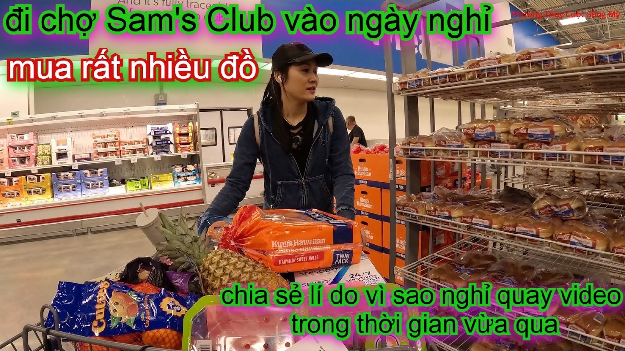 VIDEO ĐẦU TIÊN CỦA NĂM BÍNH NGỌ_Đi Chợ Sam’s Club Vào Ngày Nghỉ,Tâm Sự Về Những Ngày Không Quay Clip