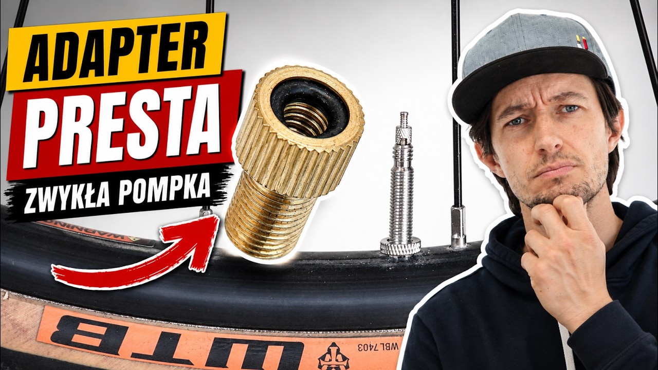 Adapter do zaworu Presta: Ten mały element pozwoli napompować wentyl Presta zwykłą pompką