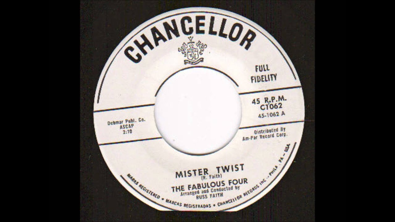 FABULOUS FOUR AKA FOUR J's - In The Chapel In The Moonlight Chancellor - 1062 - 1960