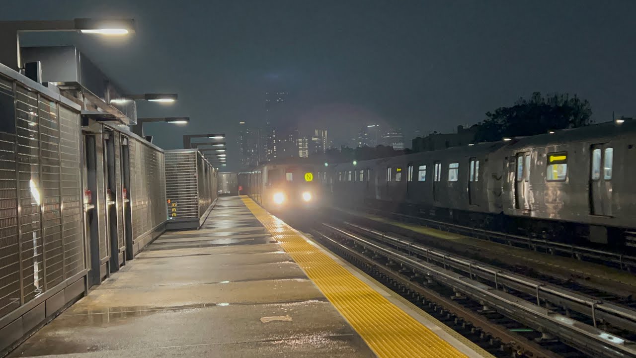 (N) & (W) Train Action at Broadway