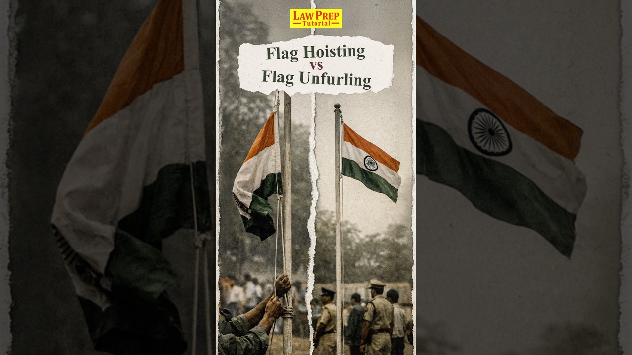Flag Hoisting vs Flag Unfurling #republicday