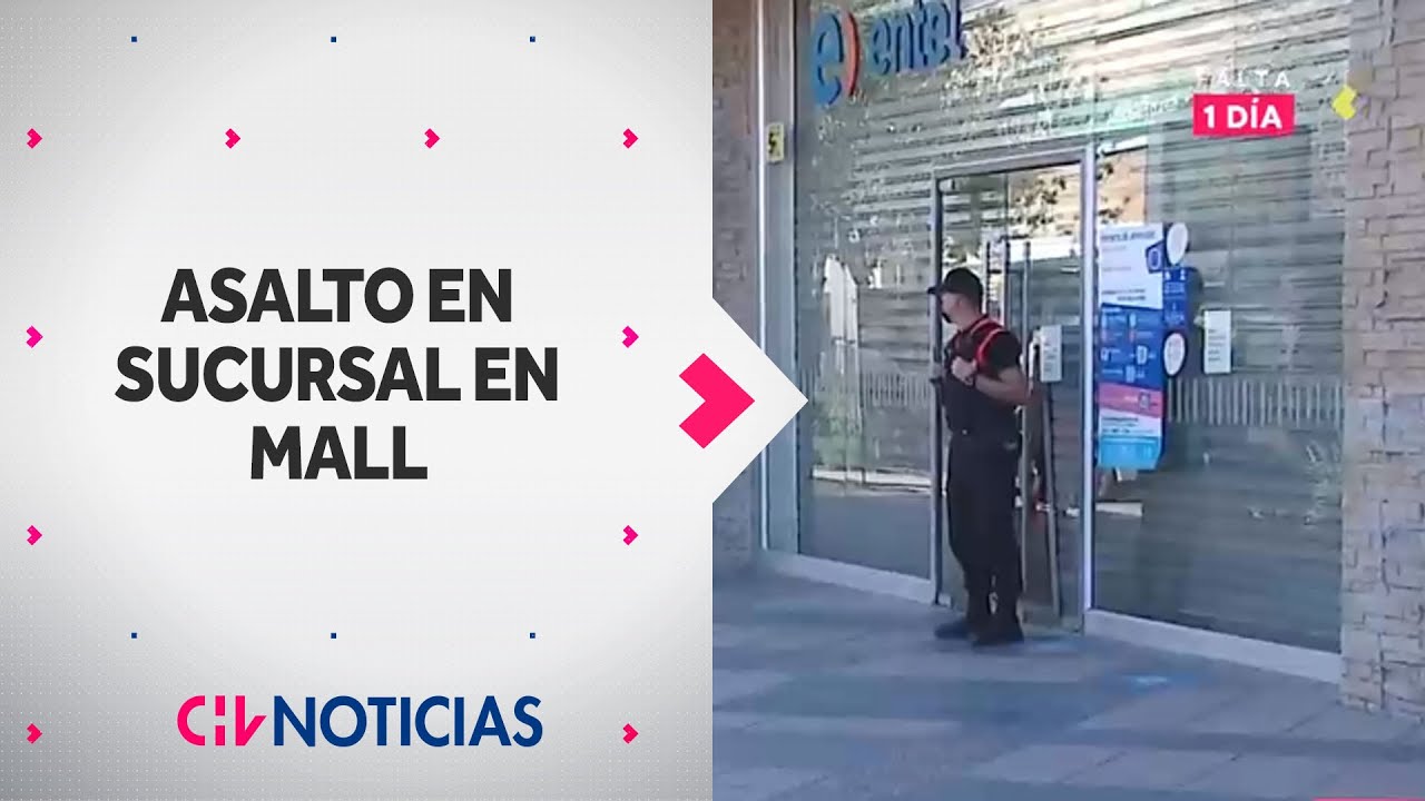 ASALTO EN MALL de San Bernardo: Delincuentes intimidaron a los clientes con pistolas