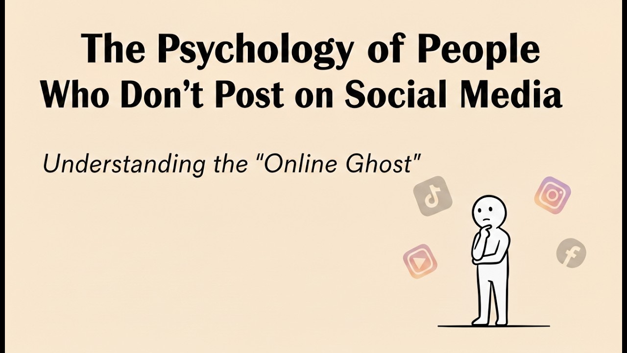 The Psychology of People Who Don&rsquo;t Post on Social Media  Understanding the &ldquo;Online Ghost&rdquo;