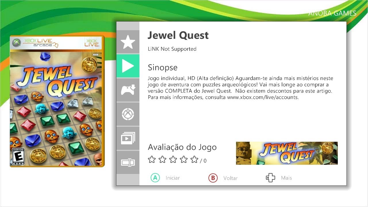 Jewel Quest (Xbox 360) Full HD - 1080