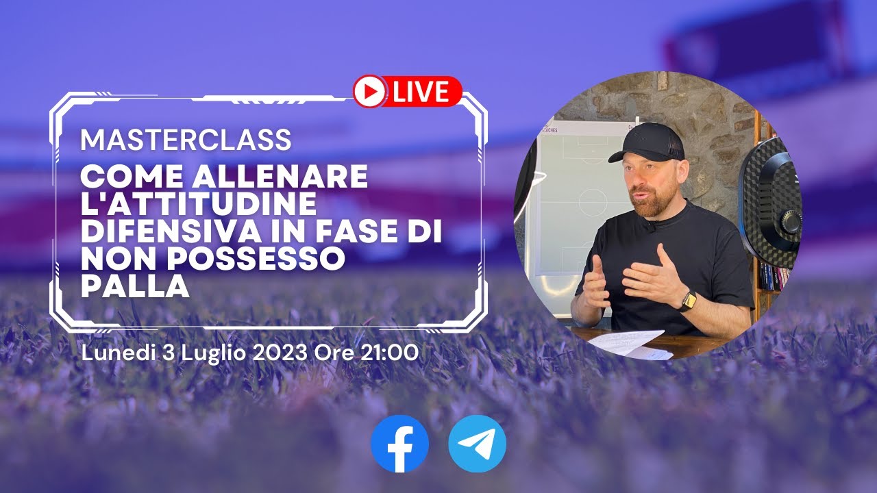 Come allenare l'attitudine difensiva in fase di non possesso palla