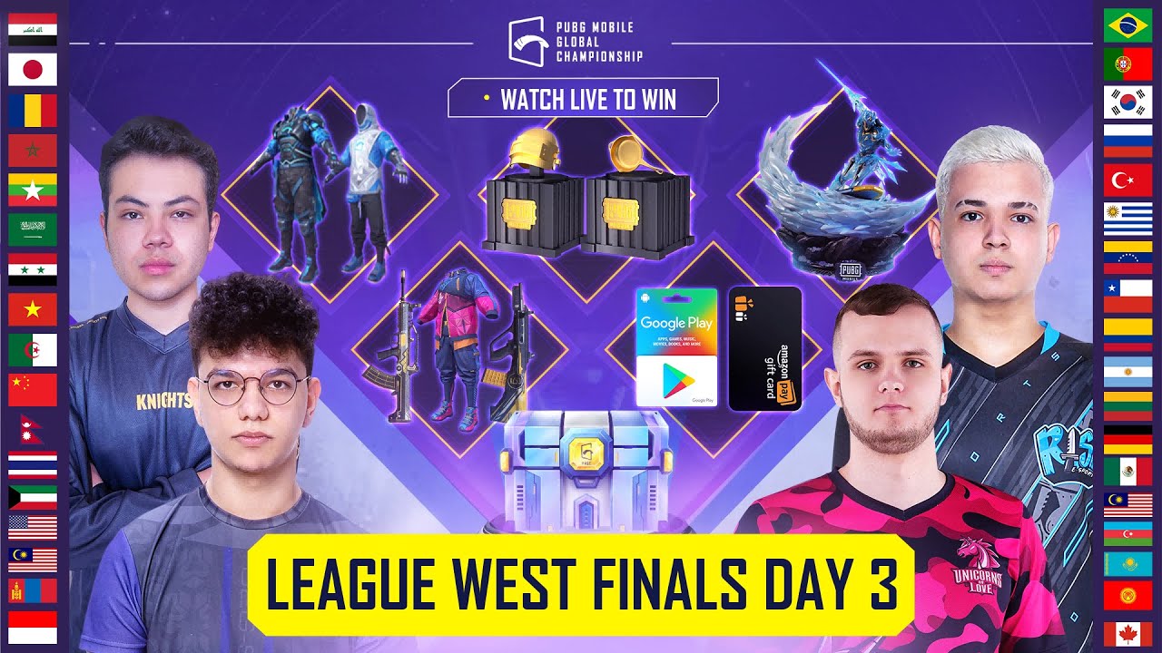 [EN] PMGC 2021 League West | Finals Day 3 | PUBG MOBILE Global Championship