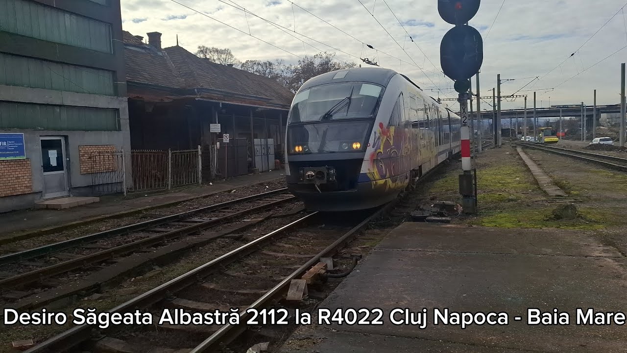 Desiro Săgeata Albastră 2112 la R4022 Cluj Napoca - Baia Mare (6 Februarie 2026)