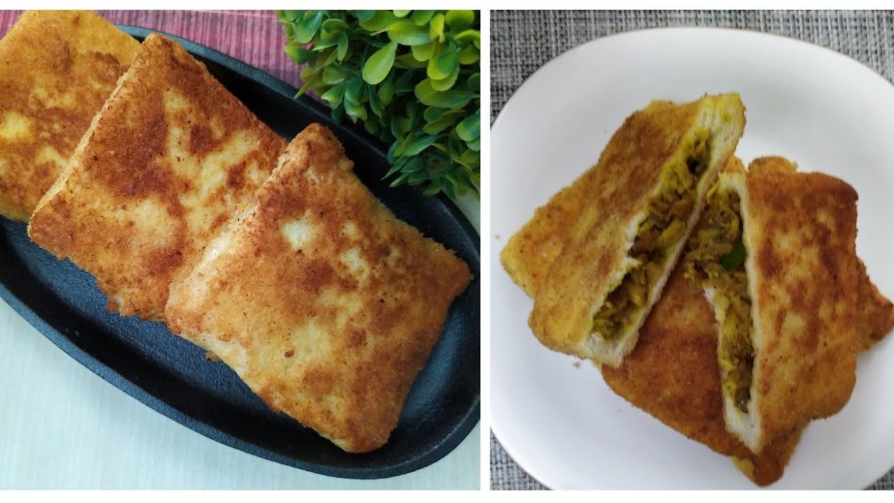 An evening snack recipe/chicken and bread snack recipe