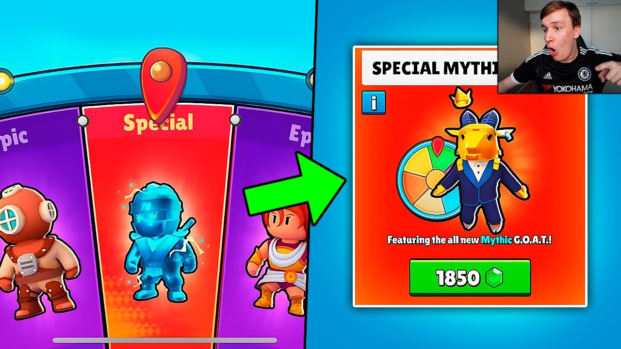 1 SPECIAL SKINI = 1 KALLIS ONNENPYÖRÄ! (Stumble Guys)