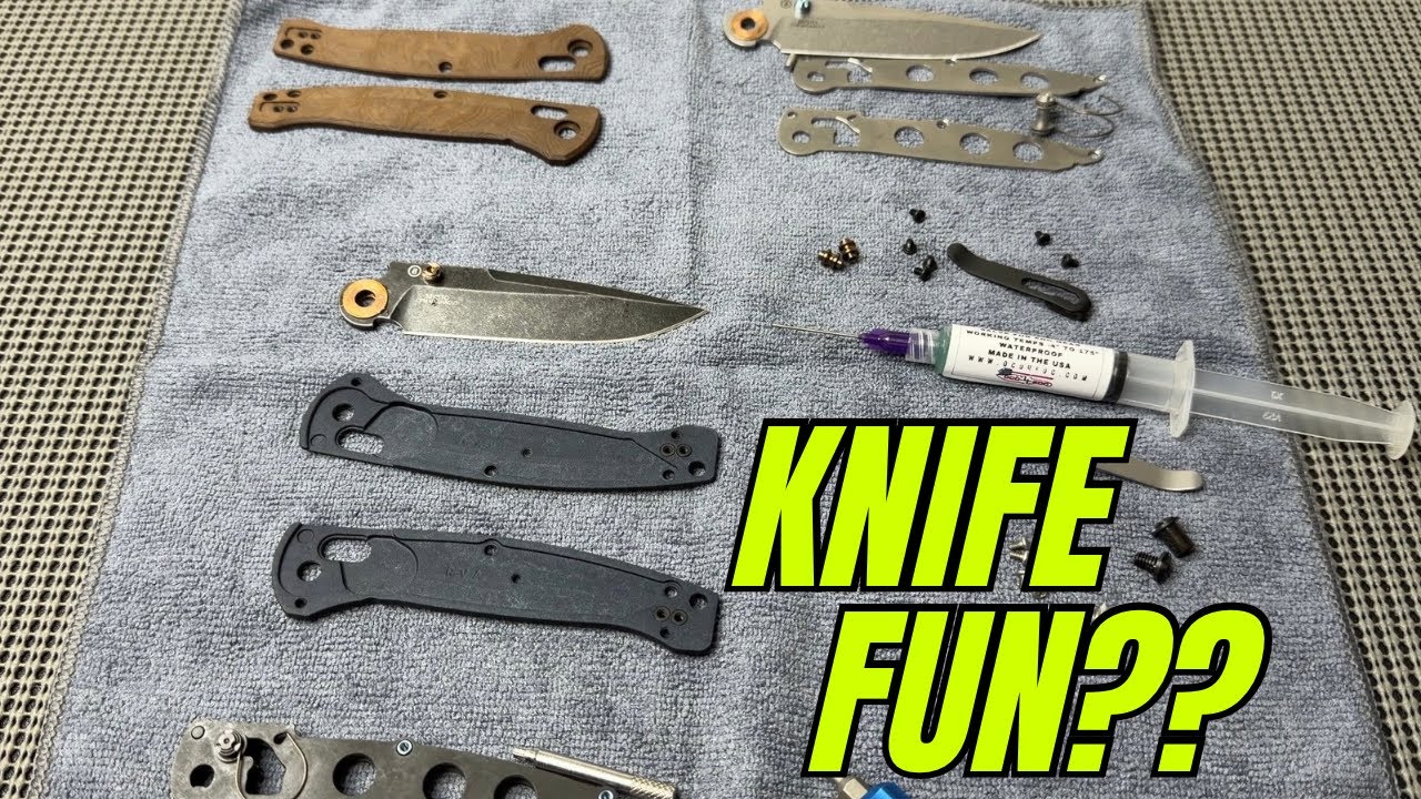 Blade & Scale Swap on Hogue Knives Mysto! (Wish Me Luck)!!