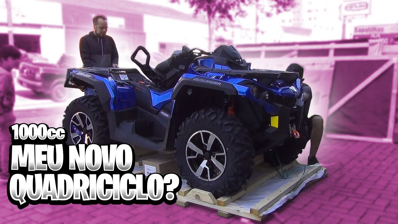 CAN-AM 2021 😱 MEU NOVO QUADRICICLO 1000?   OUTLANDER MAX LIMITED 1000R 😱 ❗Unboxing❗