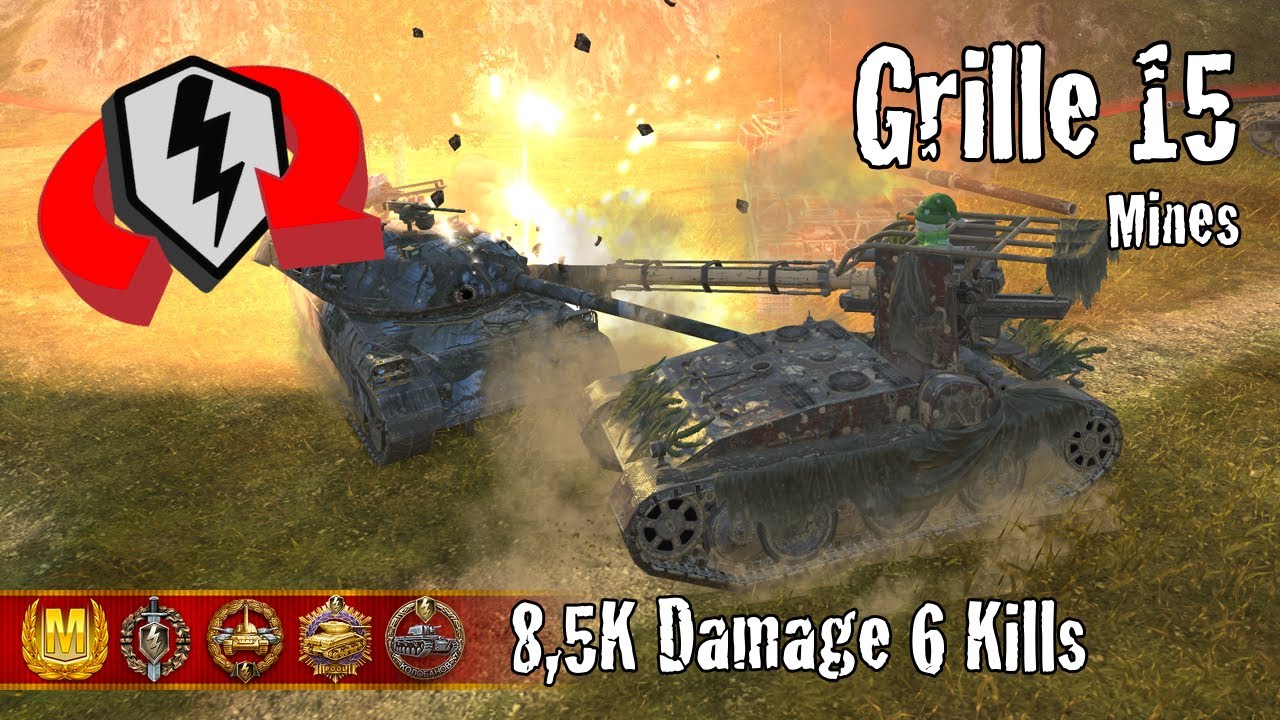Grille 15  |  8,5K Damage 6 Kills  |  WoT Blitz Replays