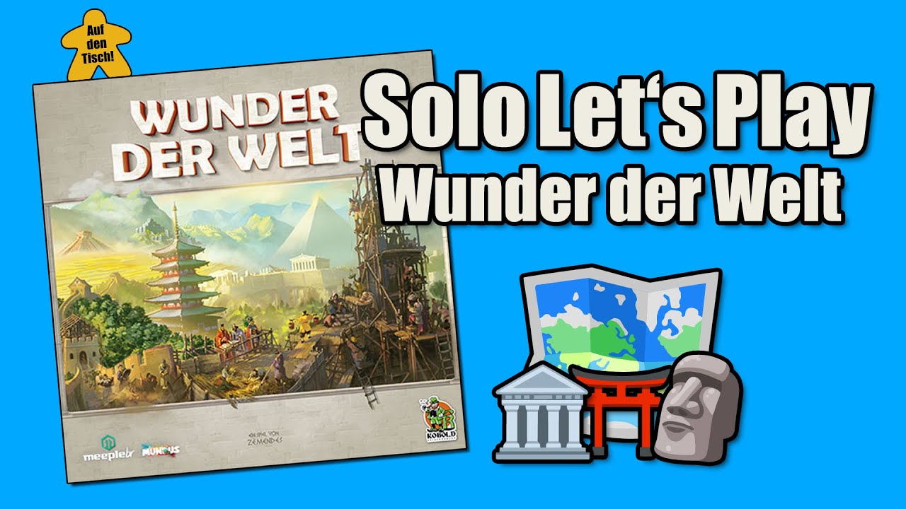 Solo Let's Play 🎲 Wunder der Welt von Zé Mendes | Auf den Tisch!