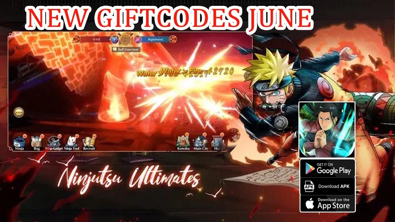 Konoha Crisis Conflict New Giftcodes June - Naruto RPG iOS Game