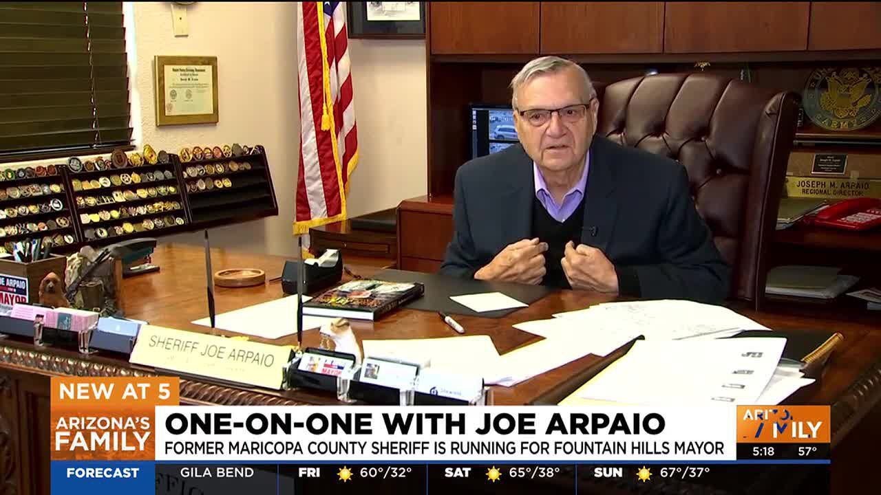 Ex-sheriff Joe Arpaio explains why is running for Fountain Hills mayor