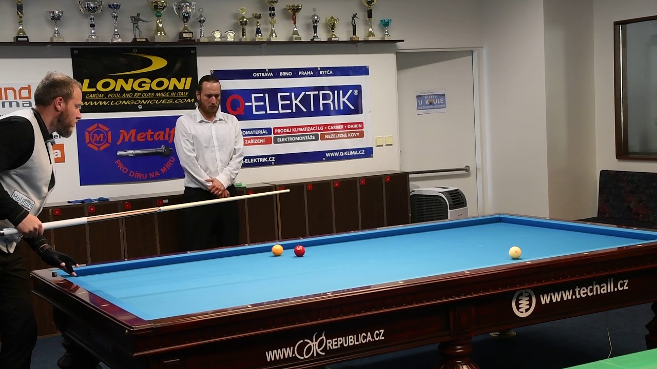 Jan Ale&scaron; shot #3 - Final CZ championships - 3-cushion