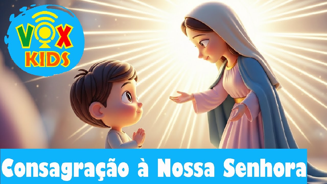 🎵 Consagração à Nossa Senhora  #videoinfantil – Oh minha senhora - Música para crianças