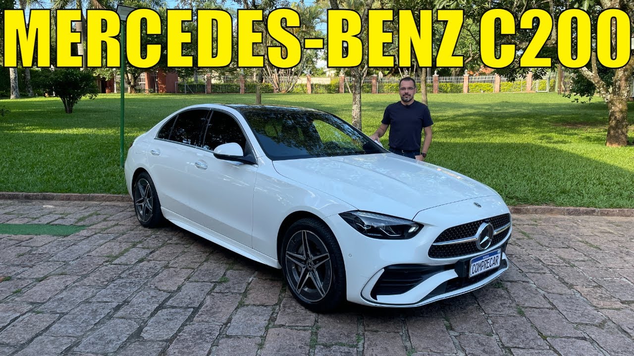 Mercedes-Benz C200 2023 - Híbrido leve com desempenho e consumo convincentes