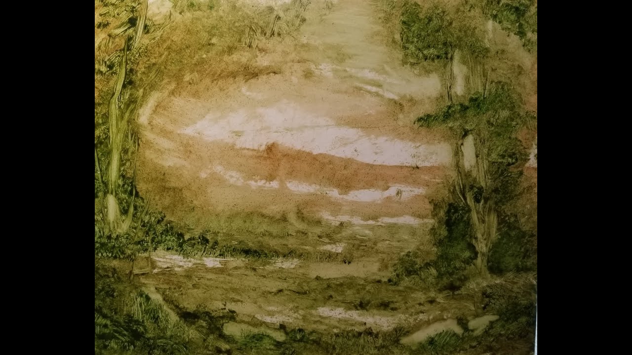 388) Part 1: Starting a tonalist Oil Painting: Using Williamsburg Oil Paints.